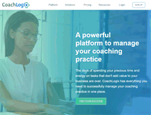 Tablet Screenshot of coachlogix.com